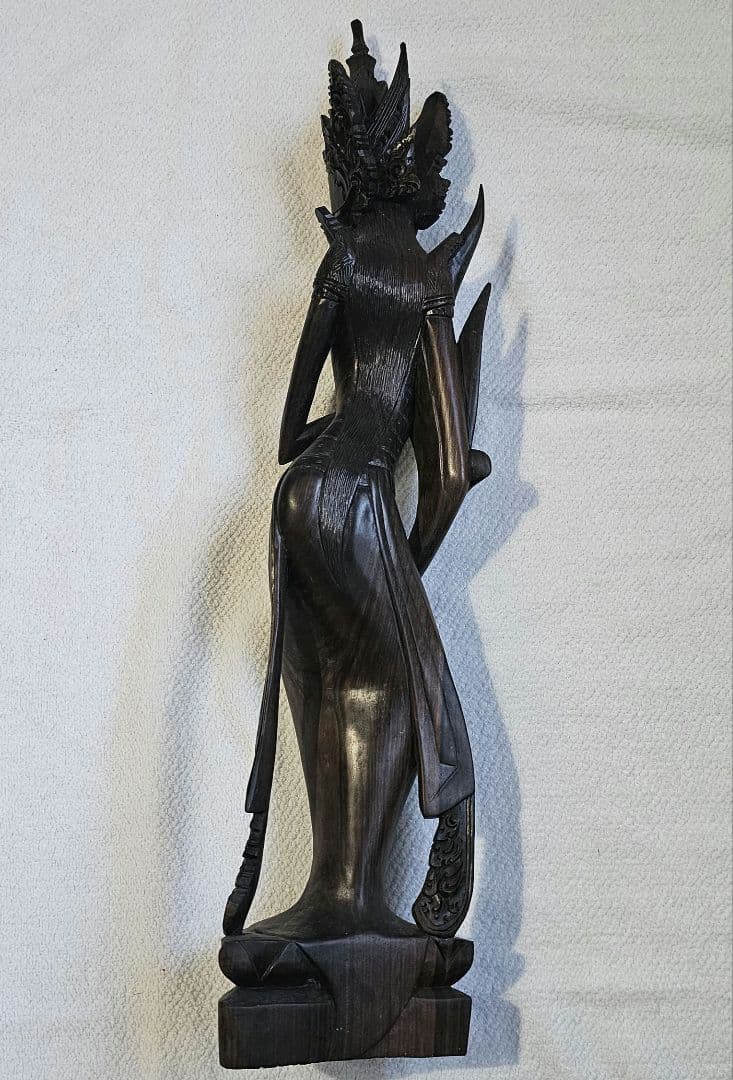 バリ島 木彫り像 Fa. SIADJA Mas-Bali アンティーク工芸品