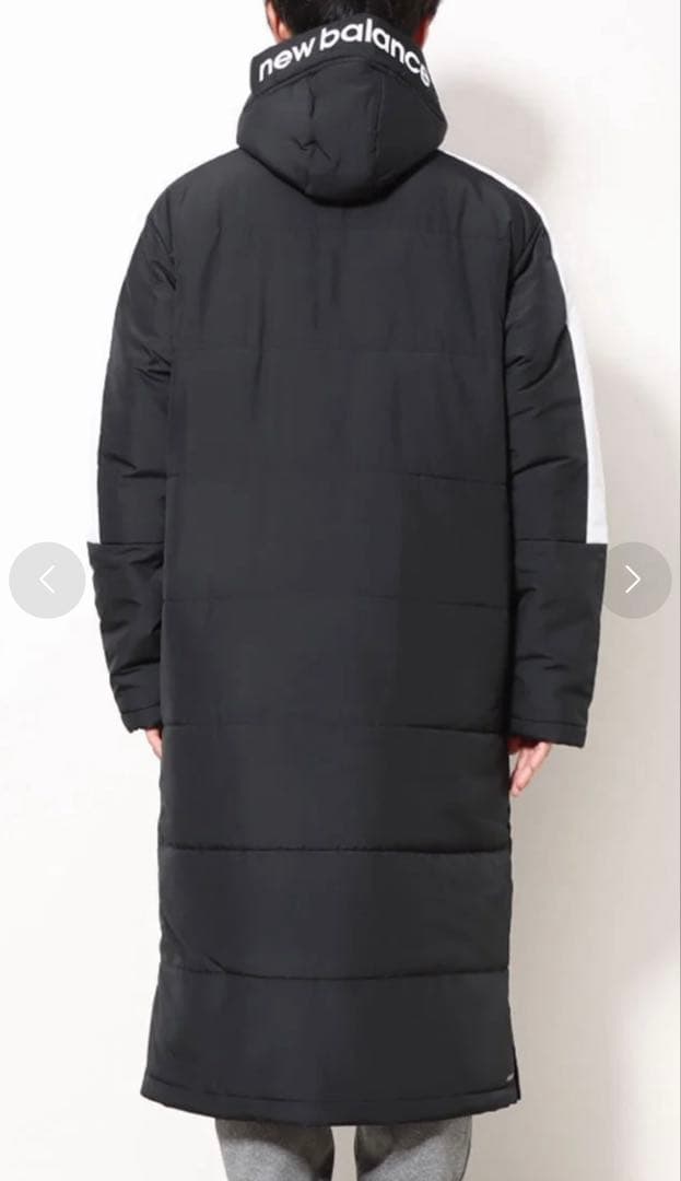 New Balance BLACK ベンチコート　L