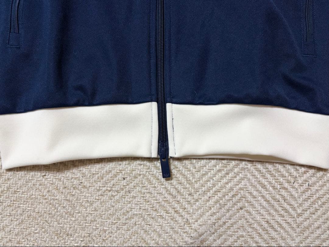 【新品未使用美品】adidas トラックジャケット Lネイビー/ホワイト