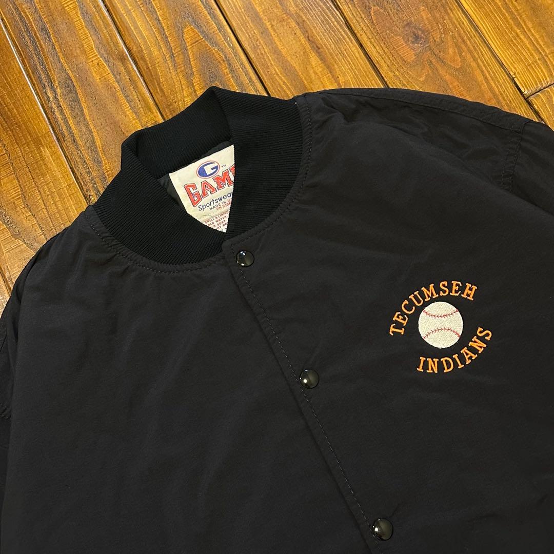 USA製！【GAME ゲーム】ベースボールジャケット　XXL オーバーサイズ