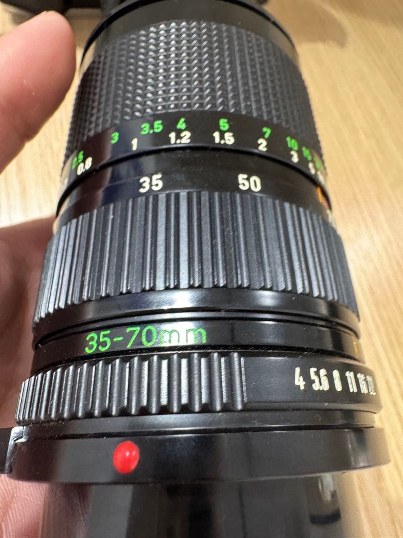 Canon AE-1 フィルムカメラ + Nikonレンズ