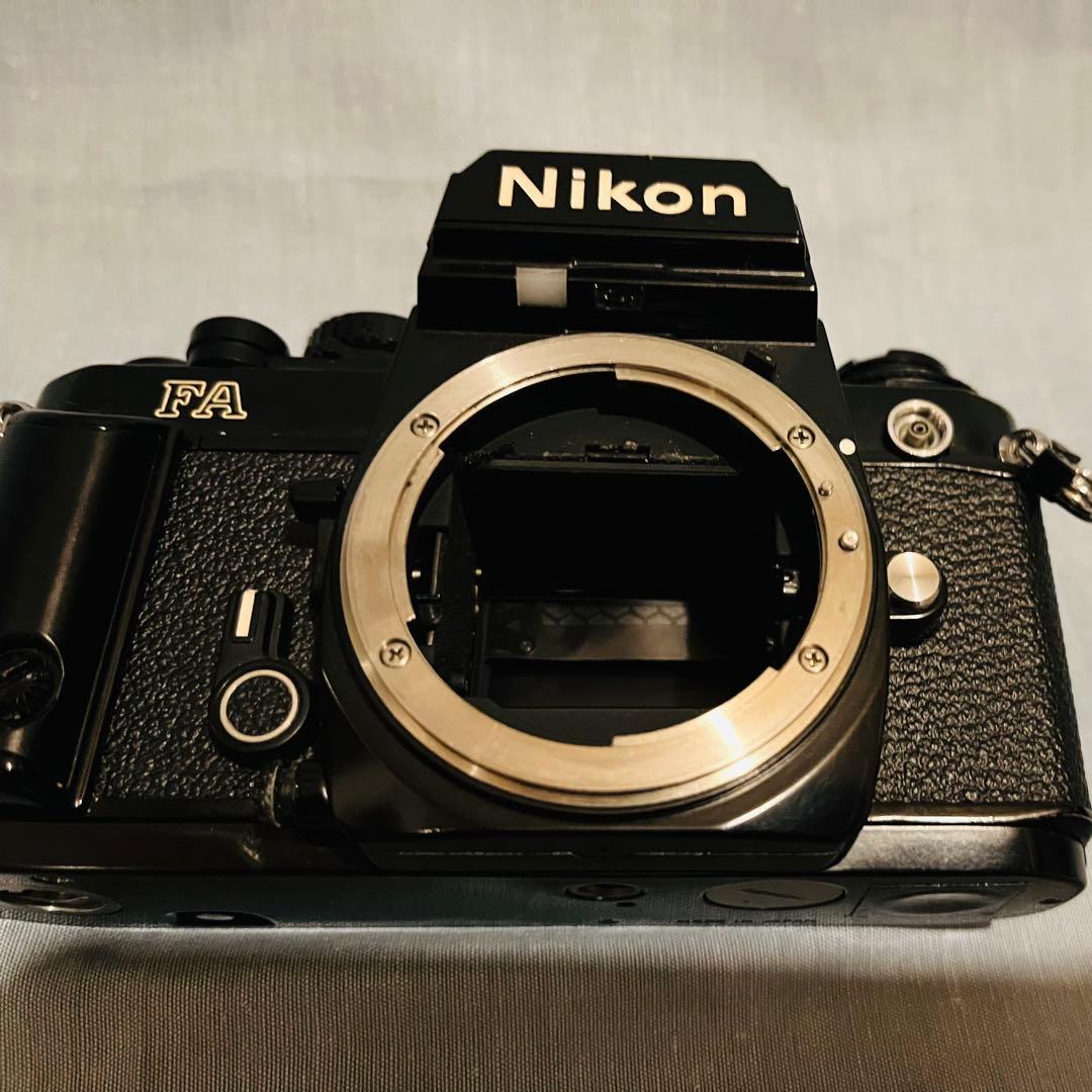 Nikon FA EF 一眼レフカメラ ブラック フィルム　2個セット　ジャンク