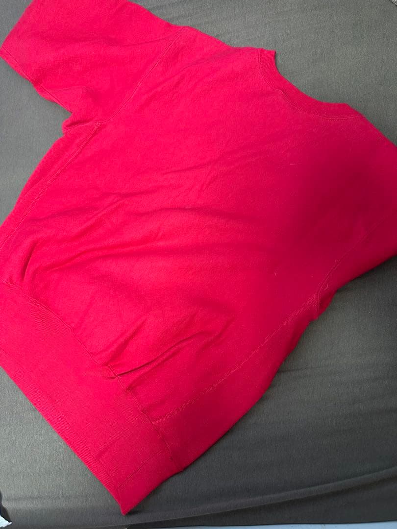 Champion reverse weaveクルーネック トレーナー レッド