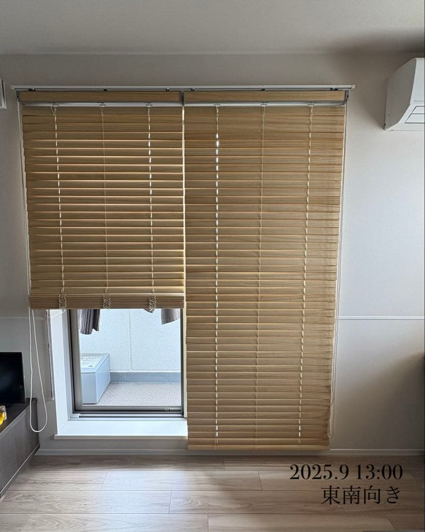 【新品未使用】Re: オーダー木製ブラインド2セット