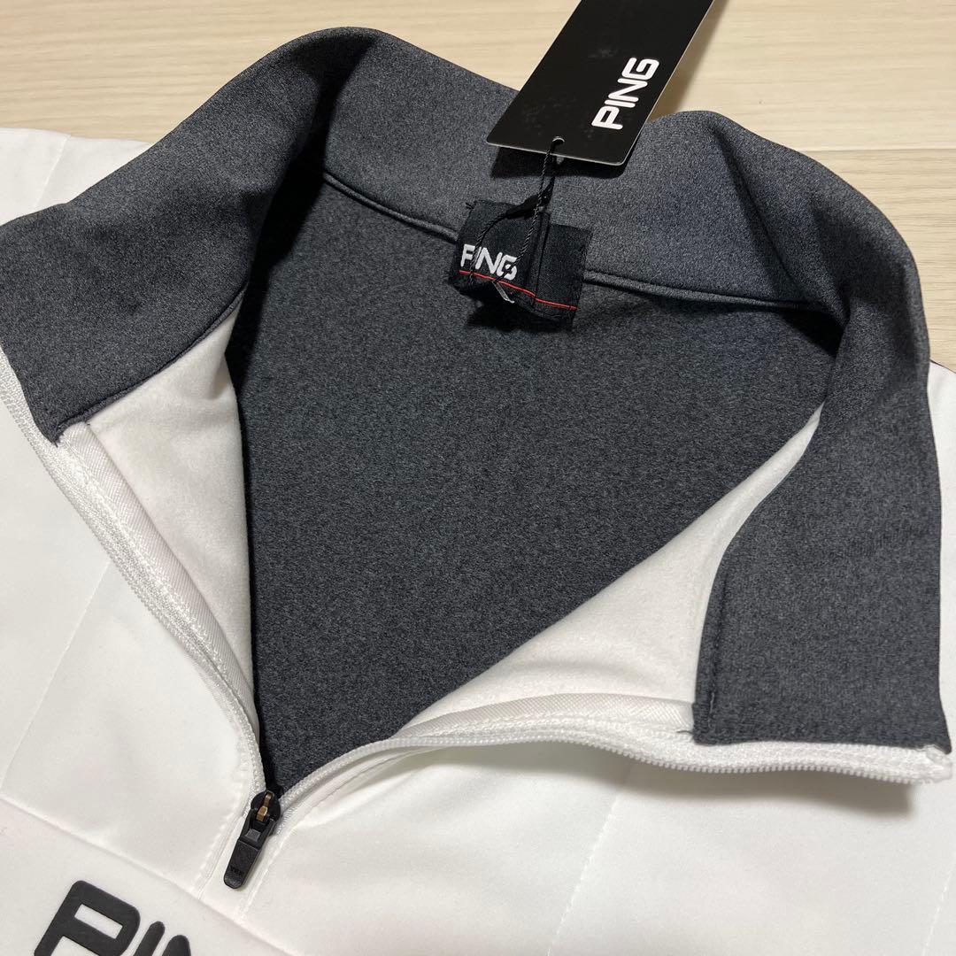 専用 ピン PING 中綿 ハイネック エアーフレイク ゴルフ シャツ 冬