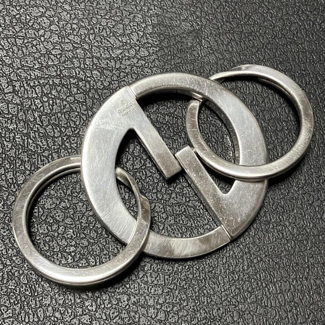 GUCCI グッチ シルバー925 SV SILVER キーホルダー キーリング