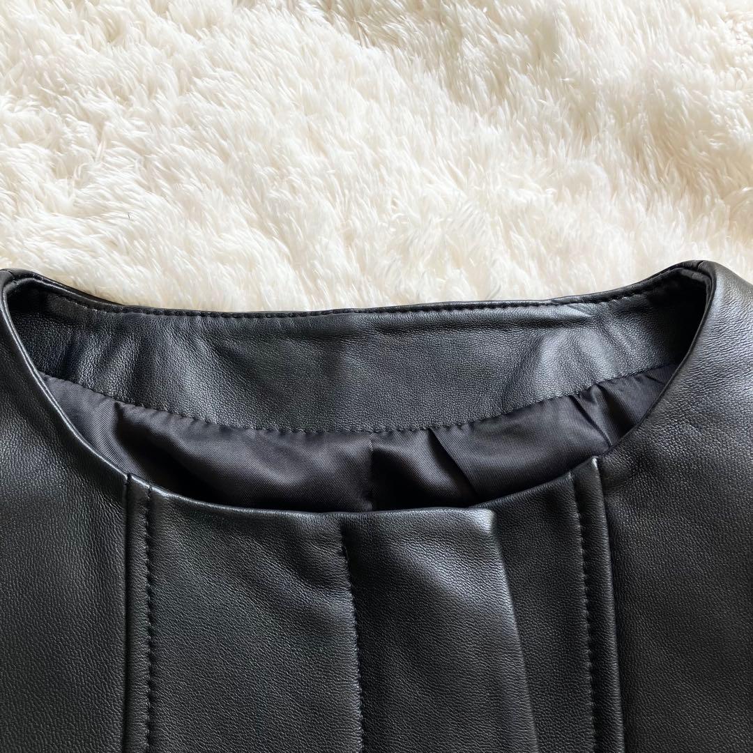 えびすさま　 【新品未使用】ポッシュアロマ　レザージャケット　シングルライダース