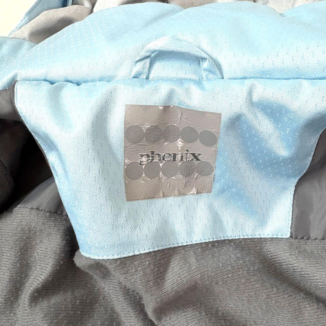 美品☆Phenix フェニックス　スキーウェア上下　スノボ　水色　Mサイズ