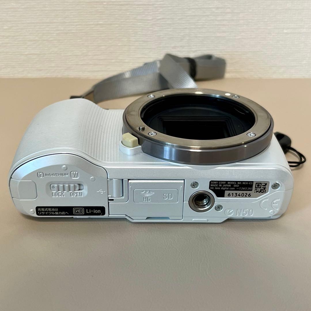 Sony NEX-C3 ミラーレス一眼　カメラ　ホワイト