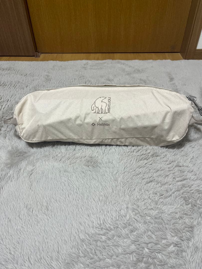 【美品】コラボモデル　ノルディスク×ヘリノックス　ラウンドチェア　ベージュ