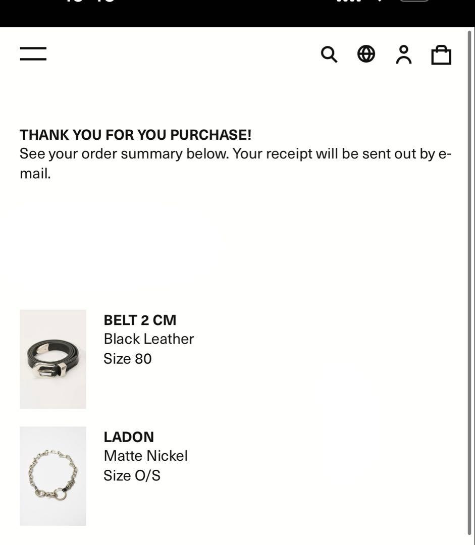 アクセサリー Our legacy LADON