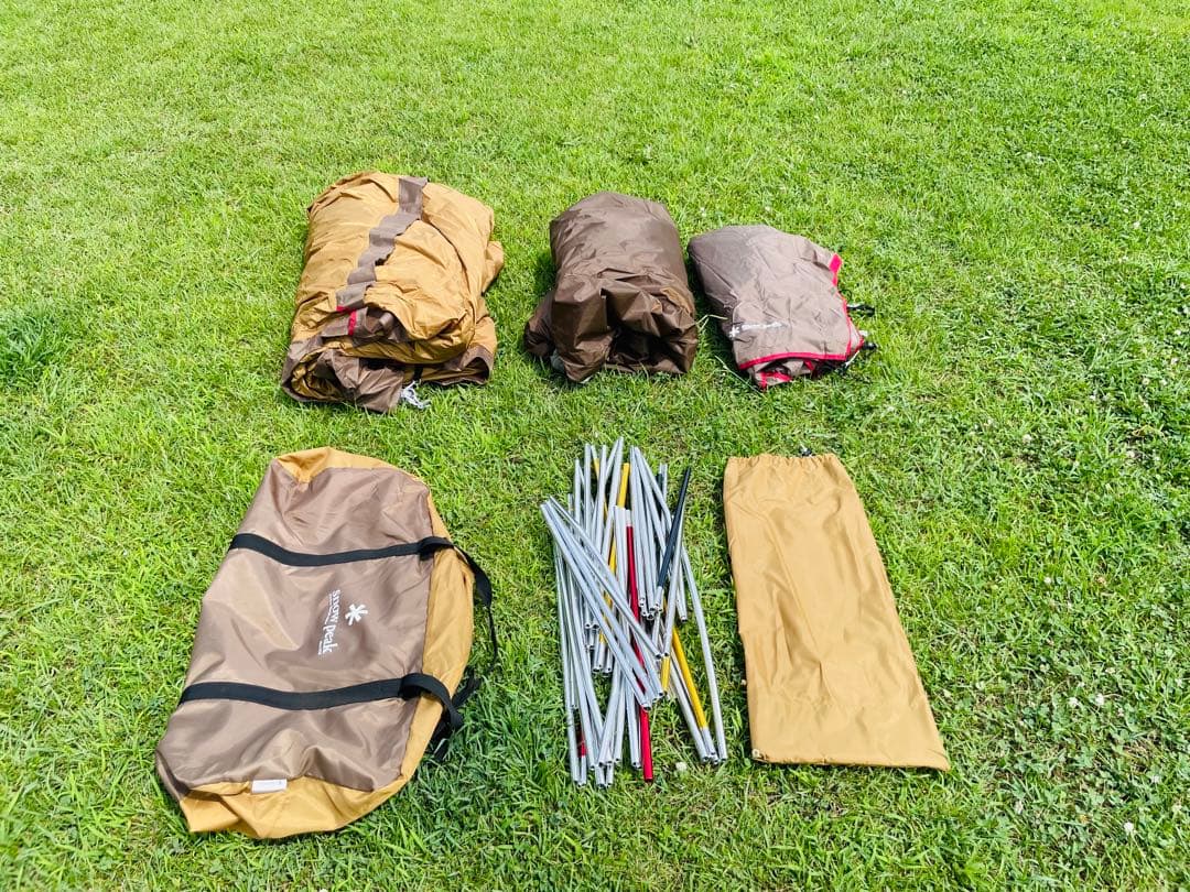 美品スノーピーク　エルフィールドテント　インナーマットシート付き　(ペグ無し)