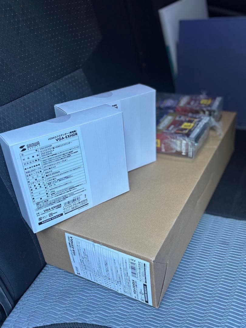 サンワサプライ　送信機受信機　VGA-EXHDL4 VGA-EXHDR2つ