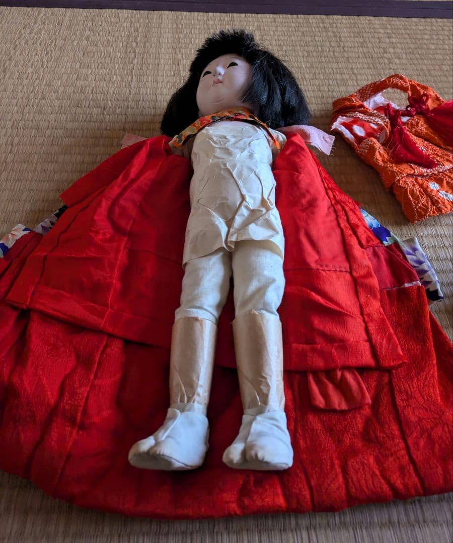 12号　昭和初期　戦前　作者不明市松人形　ビスクドール　ひな祭り