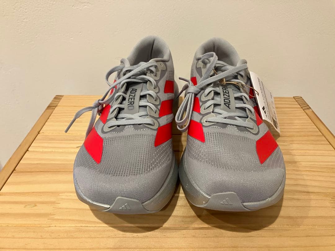 adidas adizero Evo SL シルバー/レッド　26.0cm