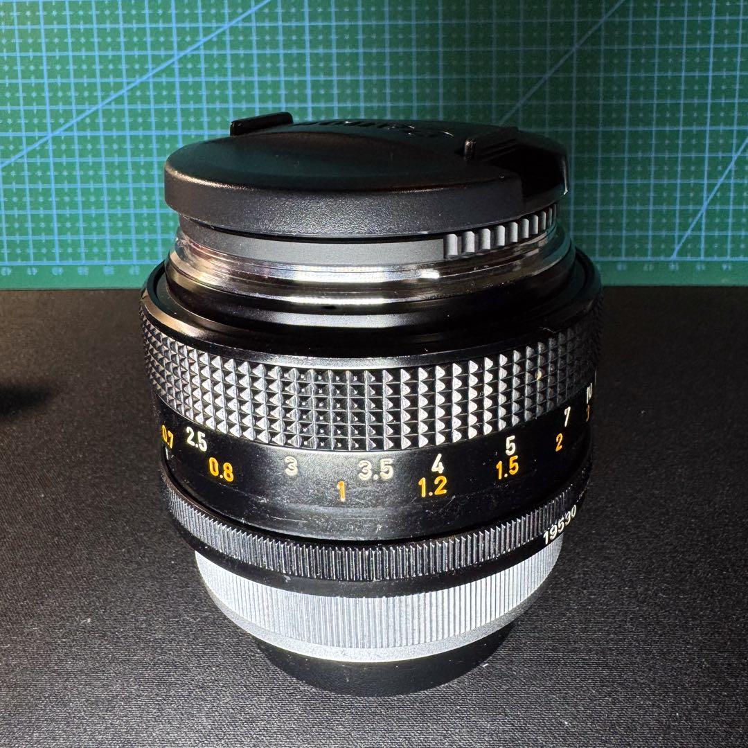 フィルムカメラ Canon FD 55mm 1:1.2 + FD28mm F2.8 S.C.