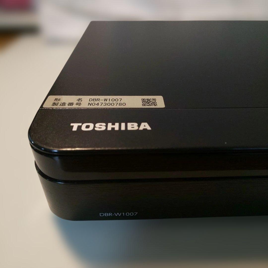 TOSHIBA REGZA ブルーレイレコーダー DBR-W1007