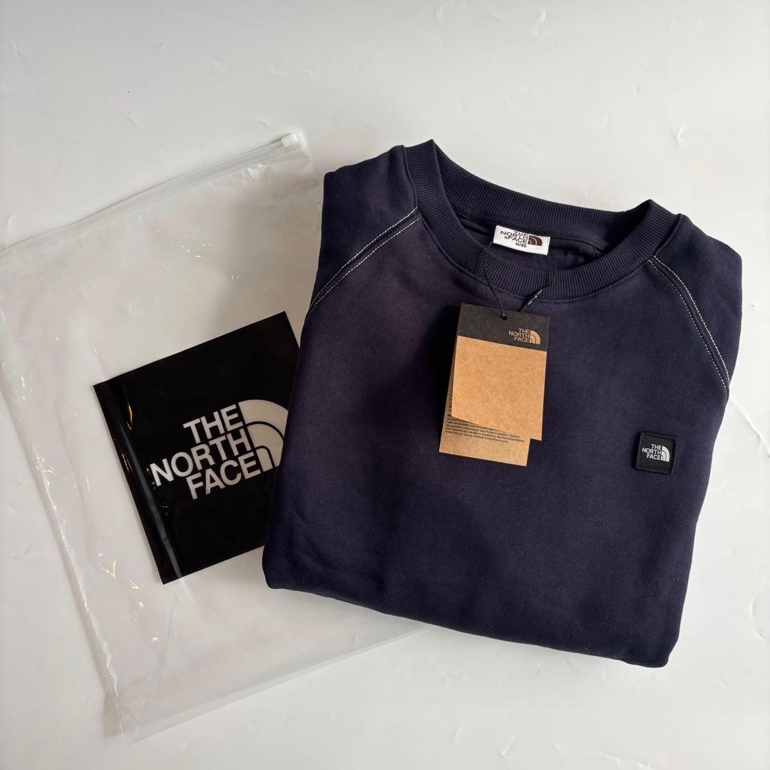 ザ・ノースフェイス ネイビー 新品タグ付き ステッチスウェットシャツ