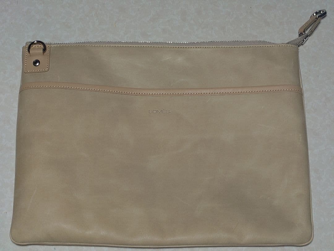 ソメスサドル　リード　ショルダーバッグ L アイボリー