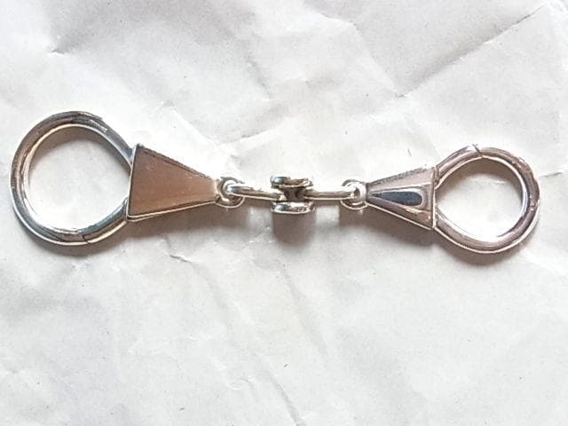 未使用品ティファニー キーホルダー キーリング キーチェーン SVシルバー925