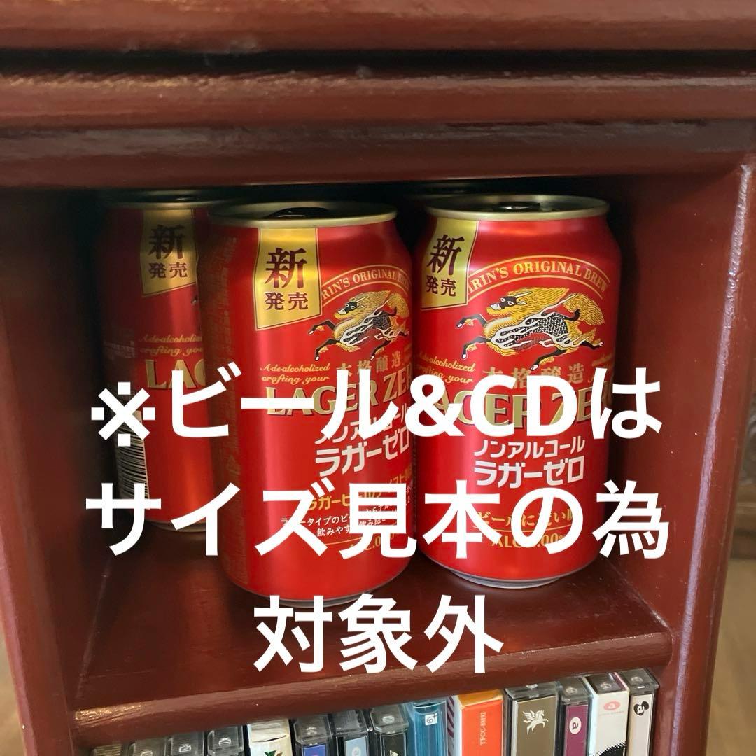 ピアノ鍵盤（両面）デザイン6段棚最大90枚 CD 収納 アンティーク調 店舗什器