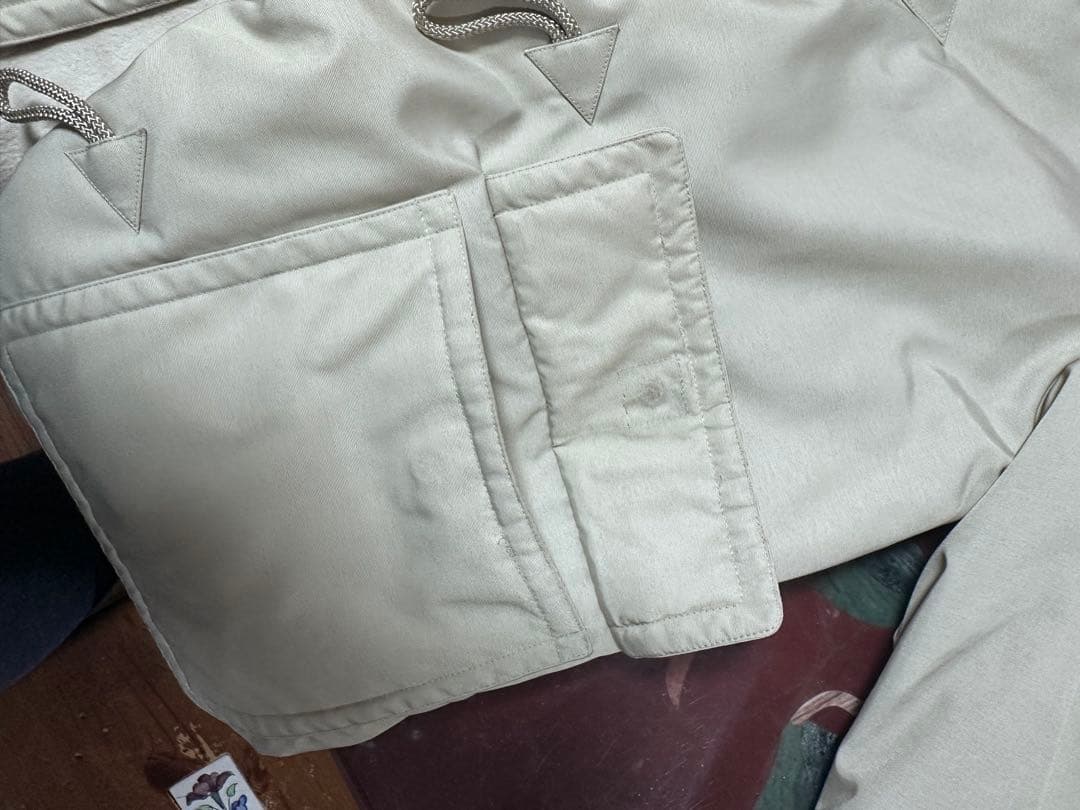 エルメス HERMES ヴィンテージ ナイロンダッフルコート アイボリー