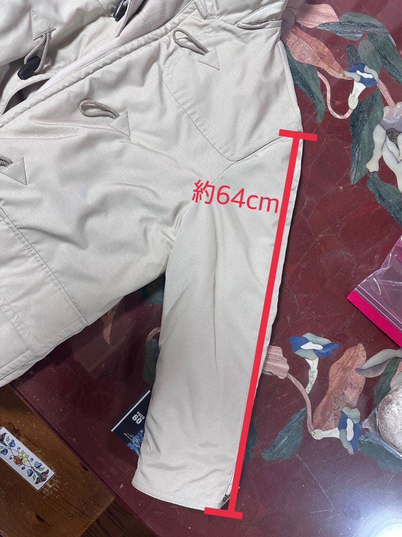 エルメス HERMES ヴィンテージ ナイロンダッフルコート アイボリー