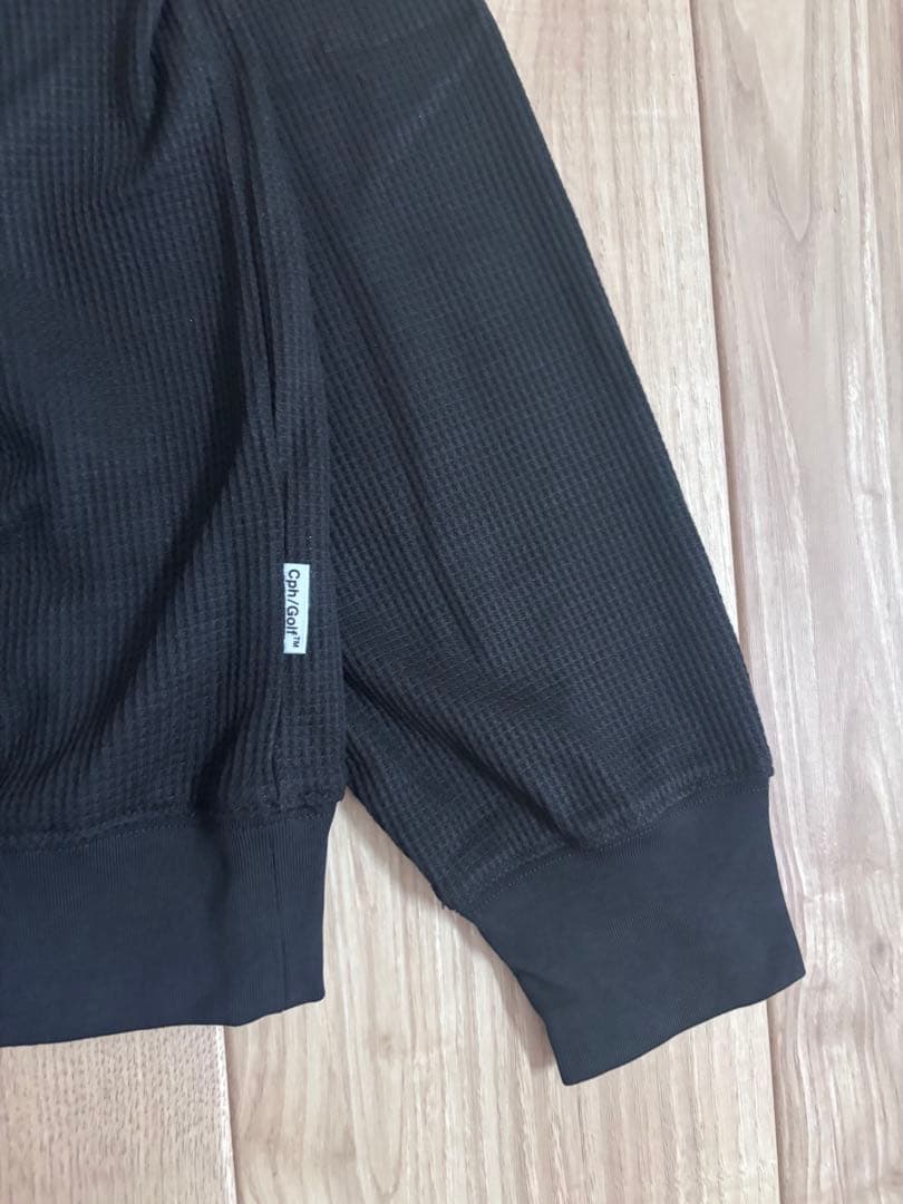 2026サーマルモックネックTシャツ　ブラックM 即完売品