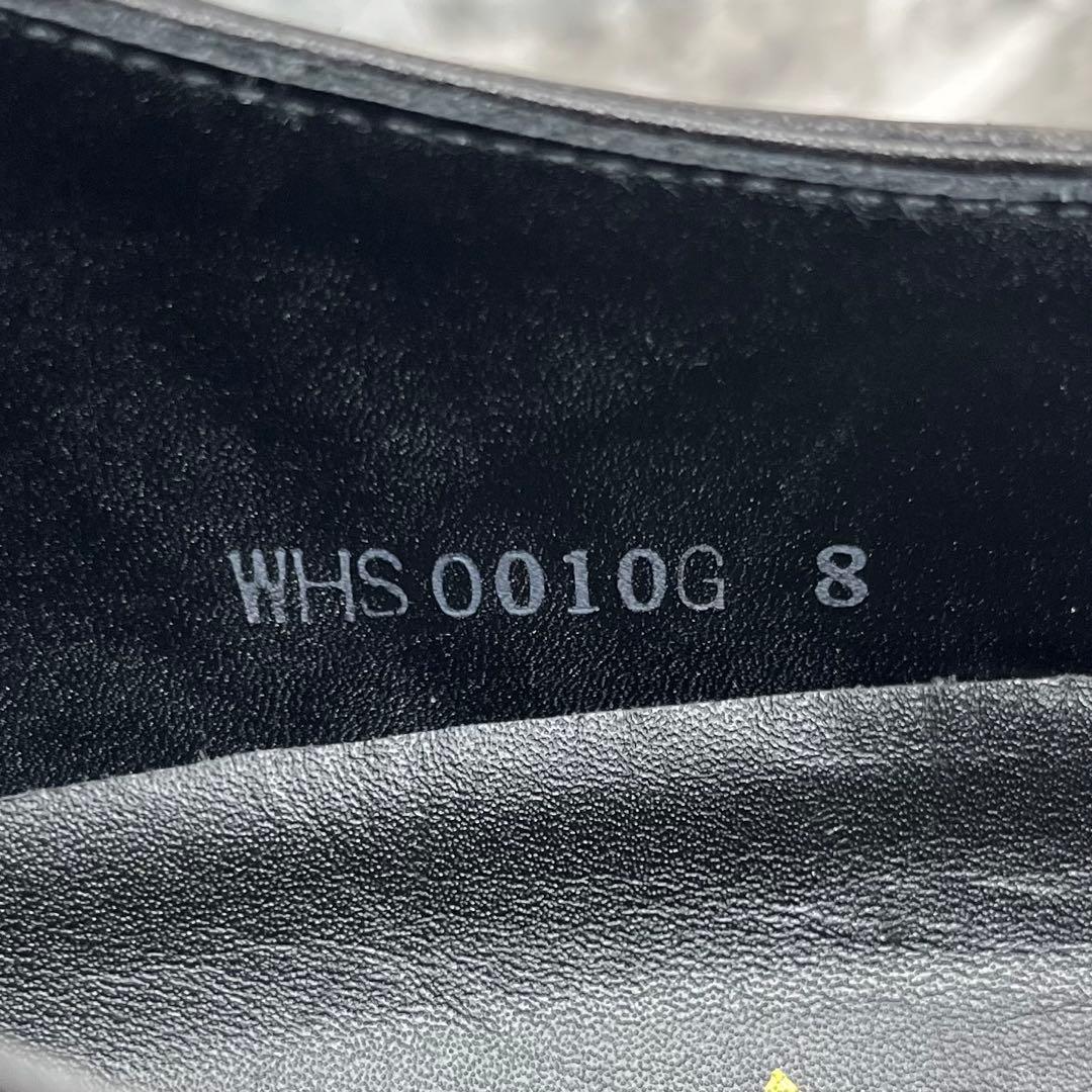 【極美品】 WH ヒロシツボウチ 干場義雅 別注 26 ドレスシューズ ブラック