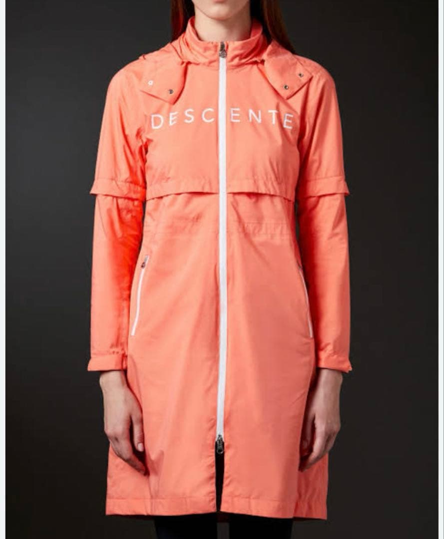 未使用　デサントゴルフ　ナイロンストレッチ　レインウェア　ワンピース　L