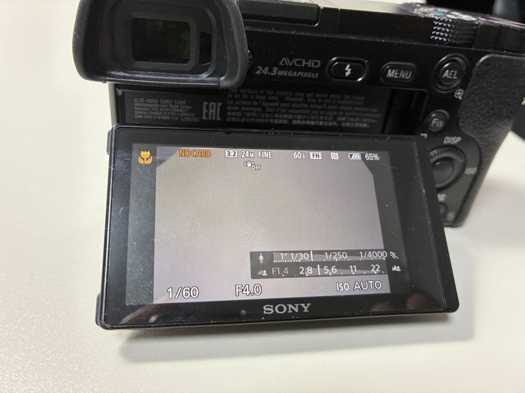 SONY α ILCE-6000+SEL16F28ブラック 動画時間解除済