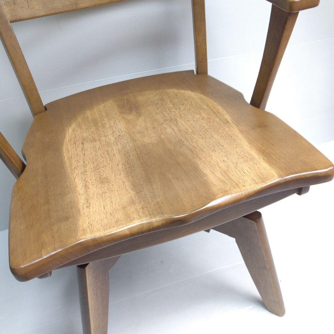 ※京都市内近郊限定 フジシ 回転アームチェア 峰 ダイニング チェア