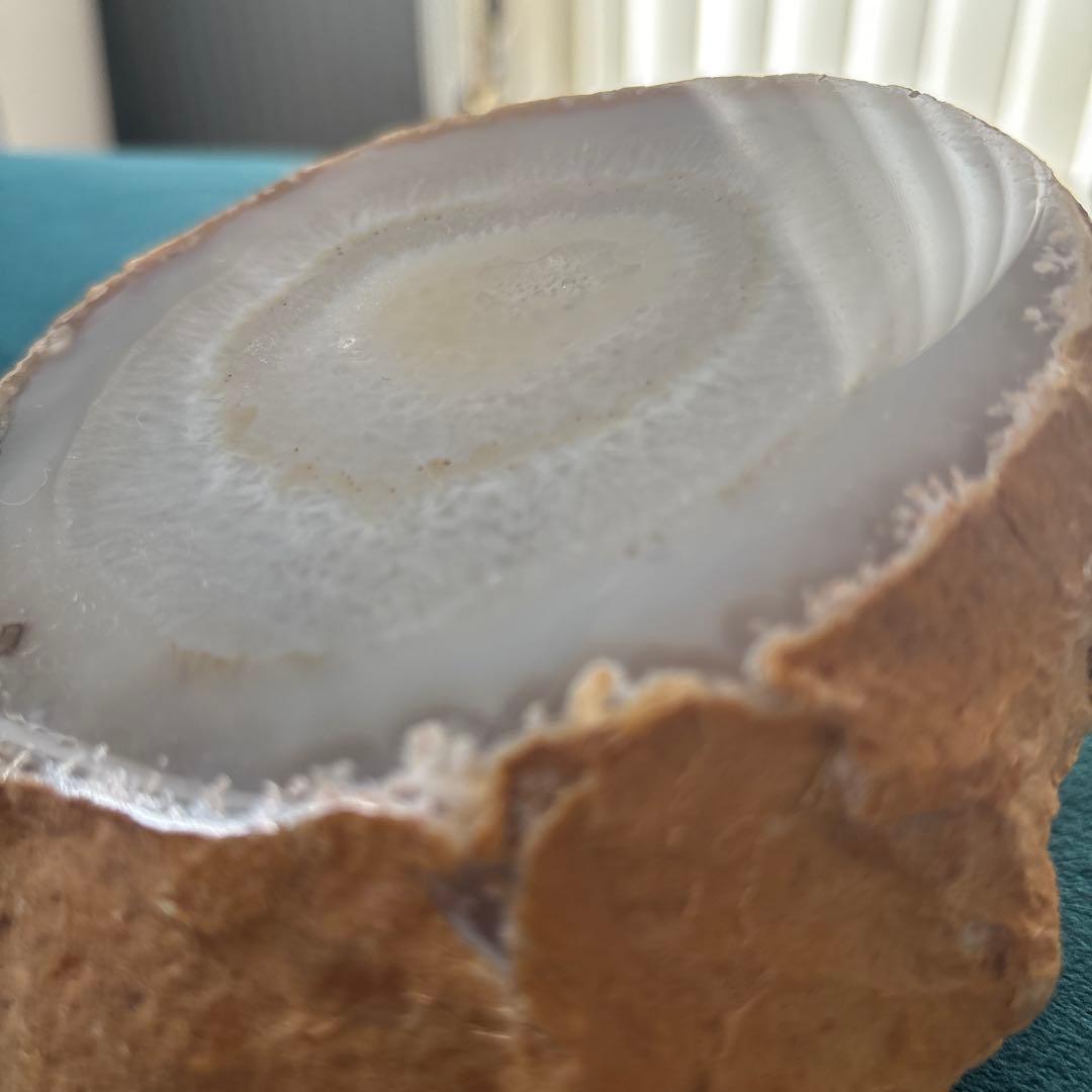 BIG 命根石　　水入りメノウ　歴史あるパワーストーン