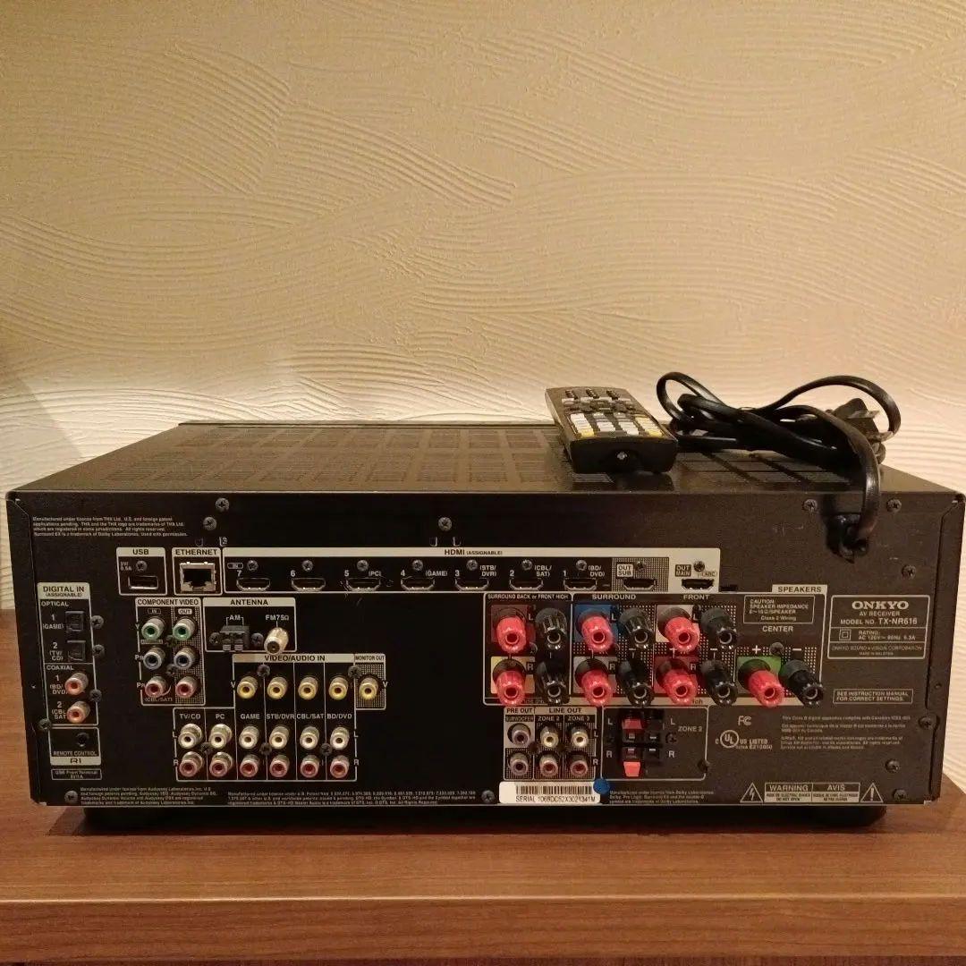 【通電確認済】ONKYO (オンキョー) TX-NR616 AVアンプ　 本体