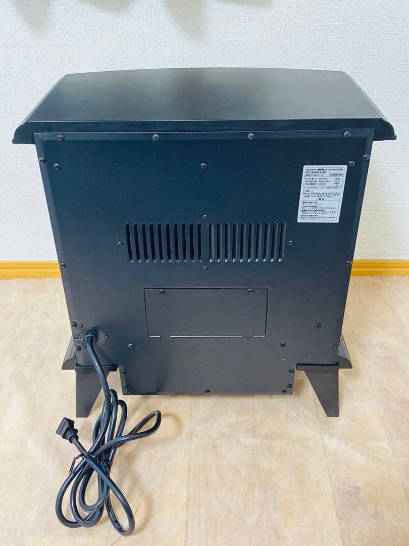 【美品】本日のみ ニトリ 暖炉型ファンヒーター　BLT-999B-8-BK