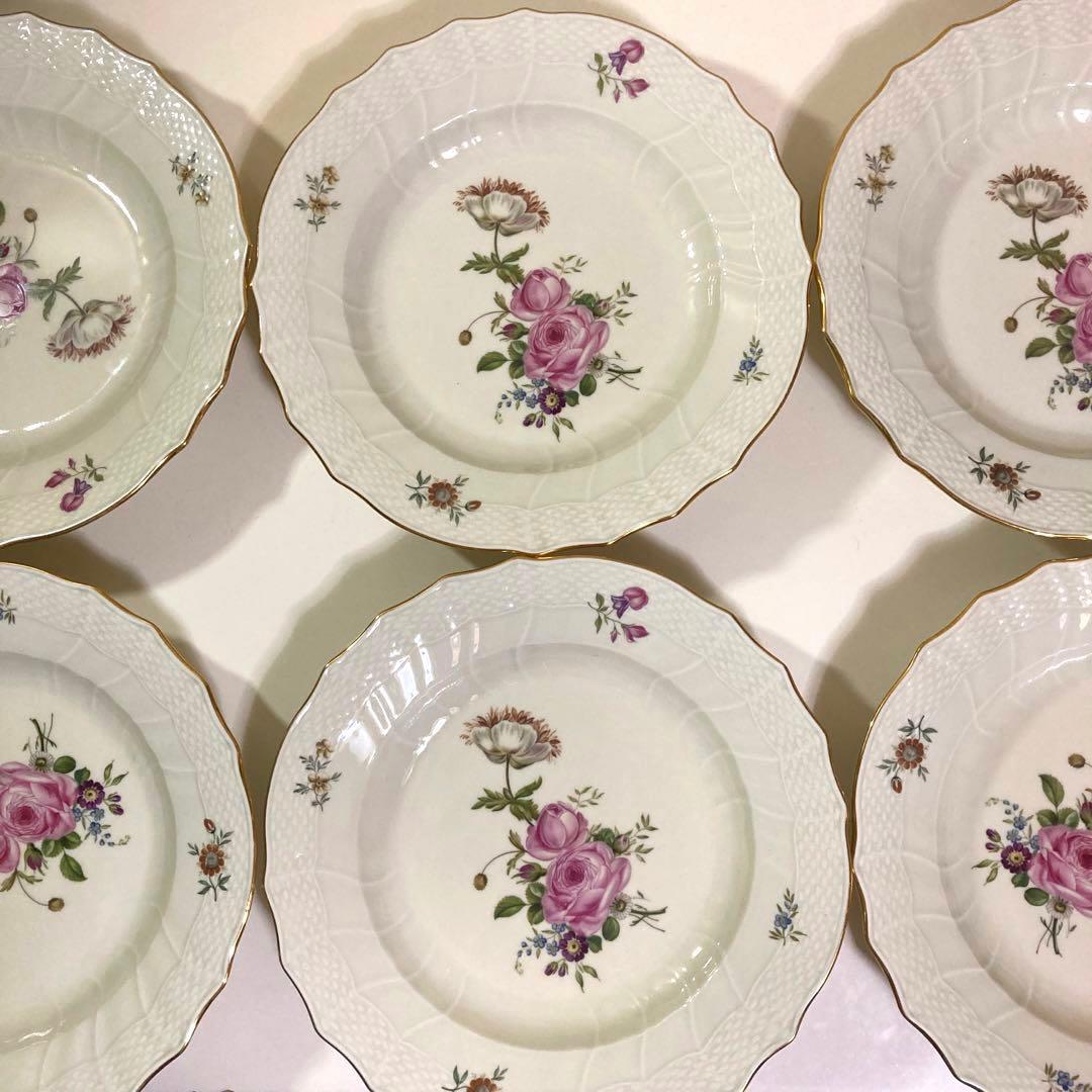 ★6枚セット　ロイヤルコペンハーゲン　ディナープレート　アンティーク