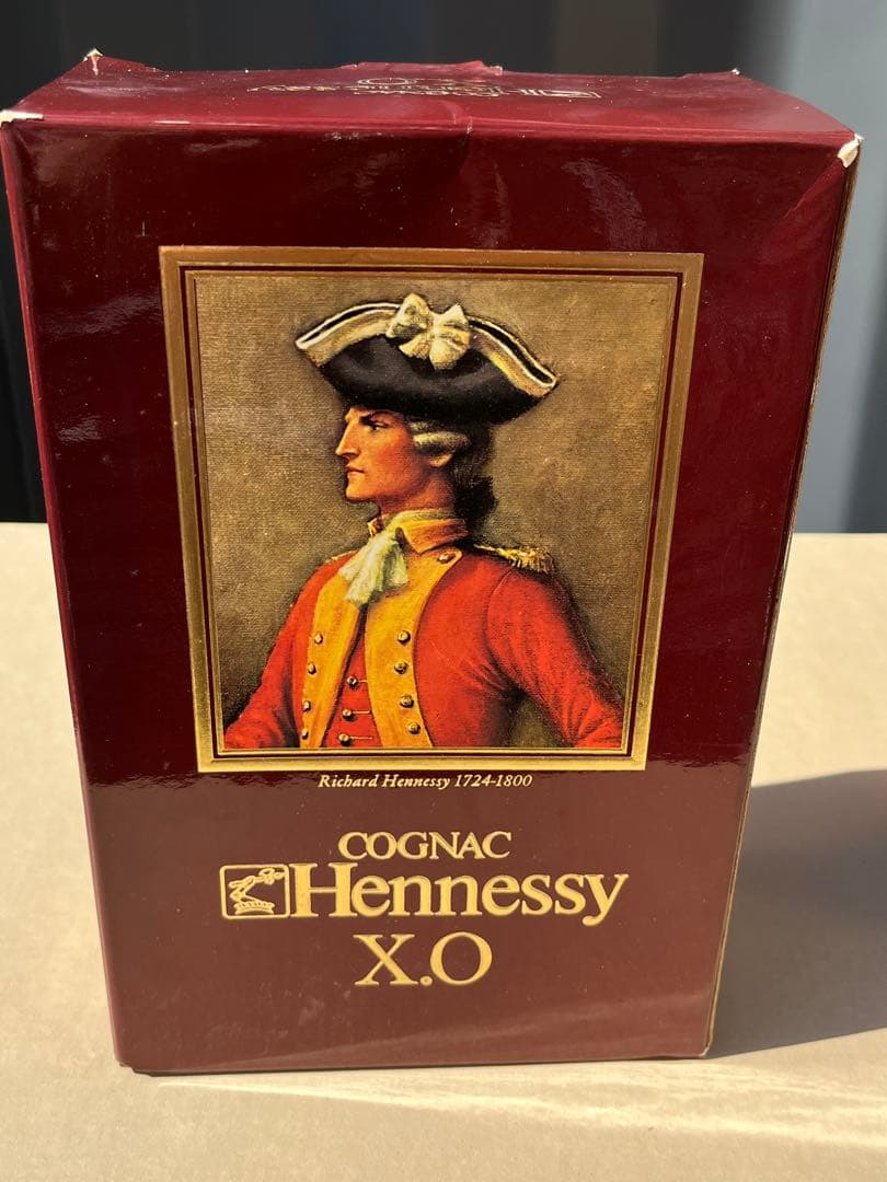 Hennessy X.O.ヘネシー コニャック 古酒 旧ボトル 金キャップ