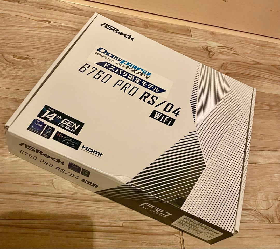 【動作確認済】ASRock B760 Pro RS/D4 WiFi マザーボード