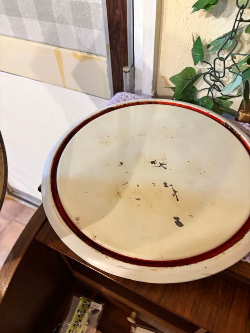 アンティーク リンゴ柄 キャニスター　ヴィンテージ　当時物　ケーキキャリー