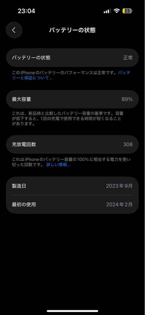 Apple iPhone 15 128GB 本体 充電ケーブル付き SIMフリー