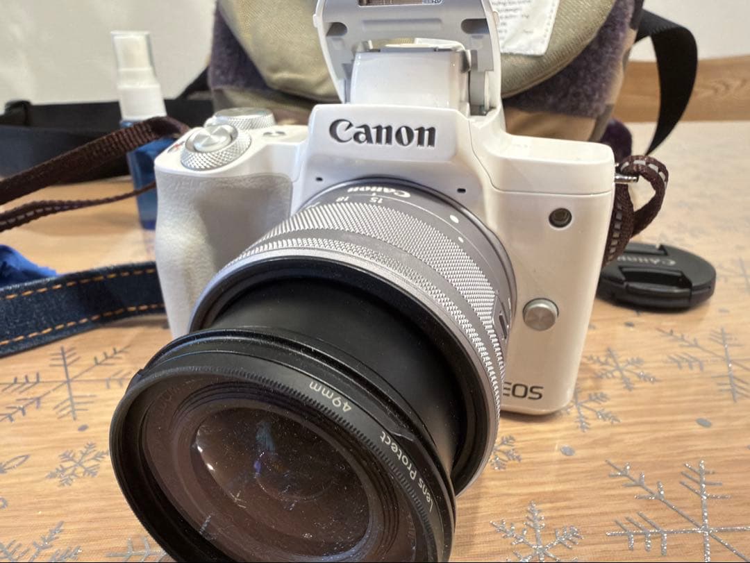 美品Canon ミラーレス一眼 EF-M&望遠レンズ・単焦点レンズセット