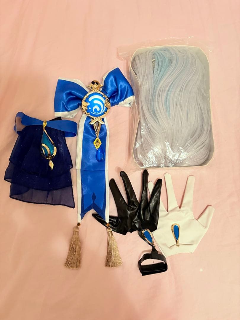 原神　黒フリーナ ウーシア　コスプレ衣装　次元依製Lサイズ