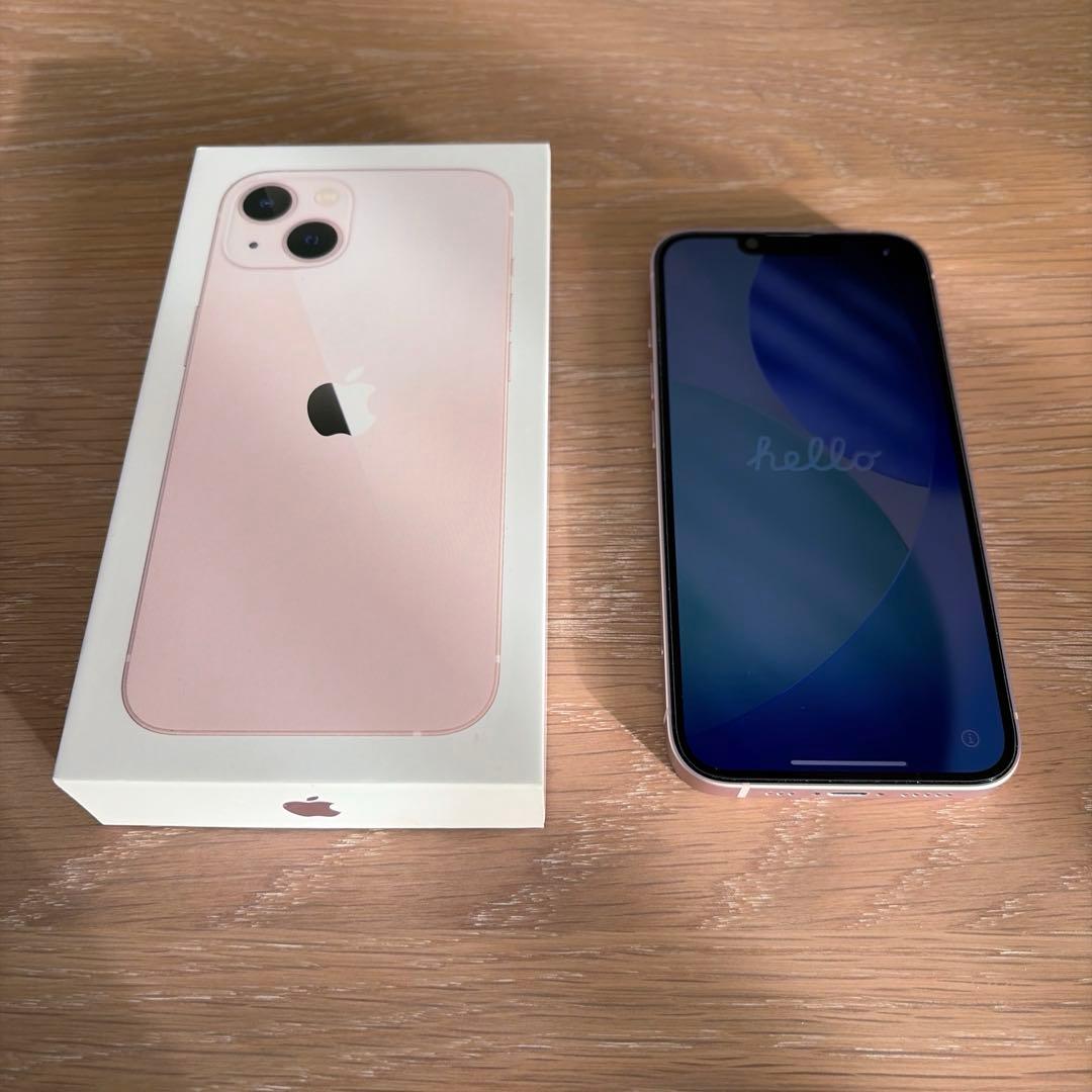 Apple iPhone 13 ピンク 本体　箱付き