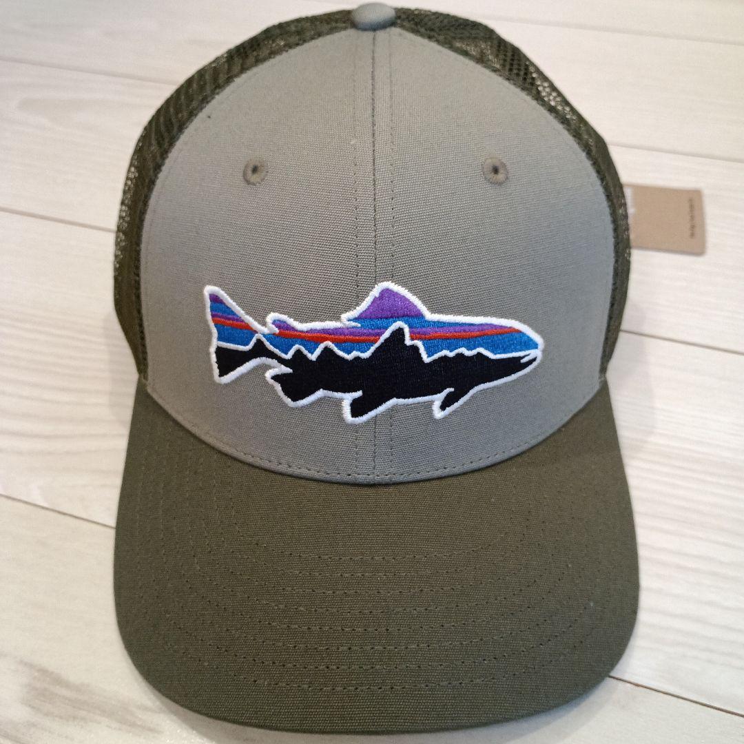 Patagonia パタゴニア トラウト 魚柄 メッシュ キャップ 限定カラー