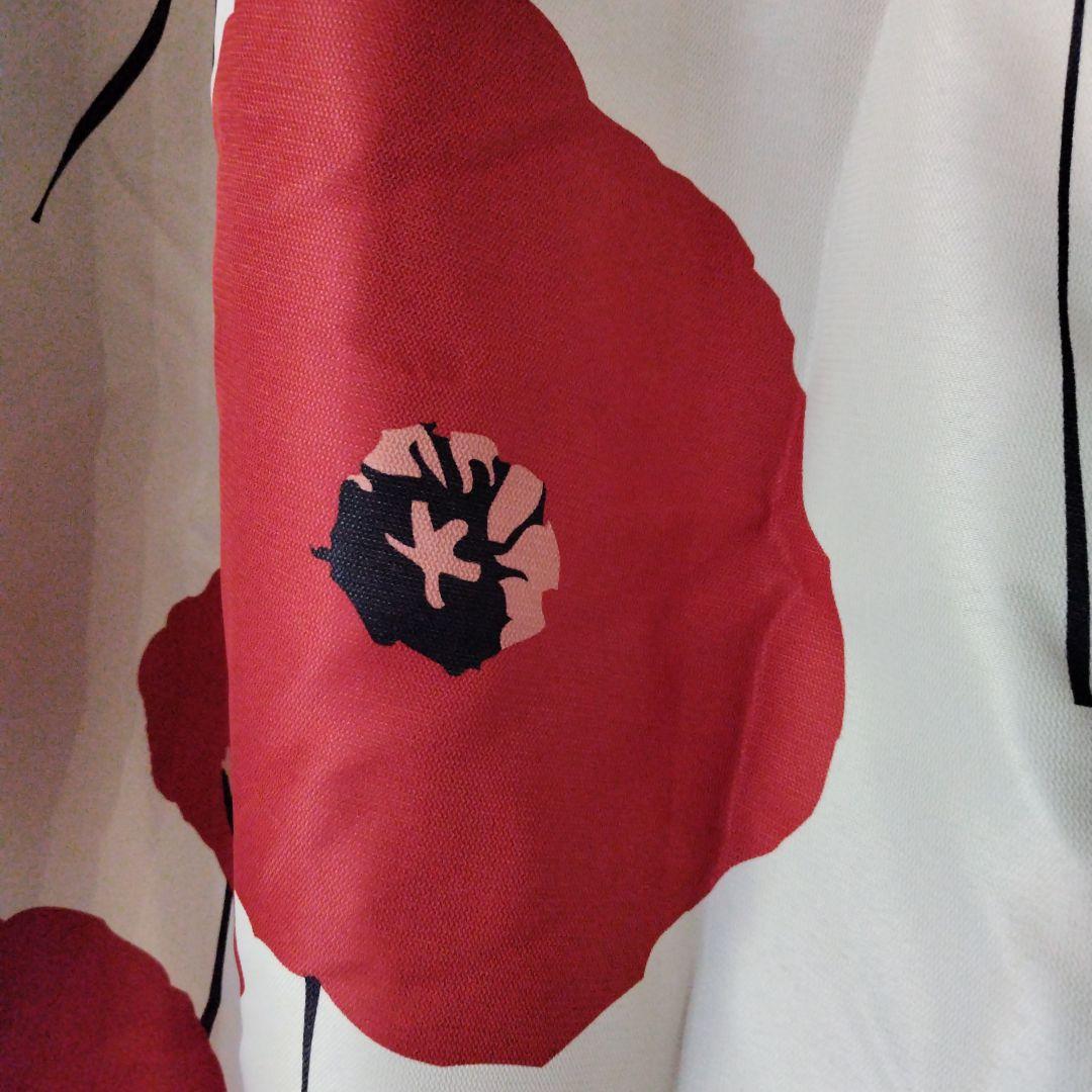 高級カーテン/ポピー柄