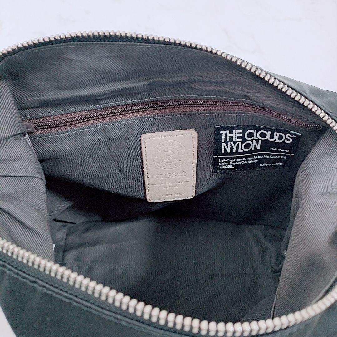 russet 保証書付 2WAY ショルダーバッグ クラウズナイロン ブラック