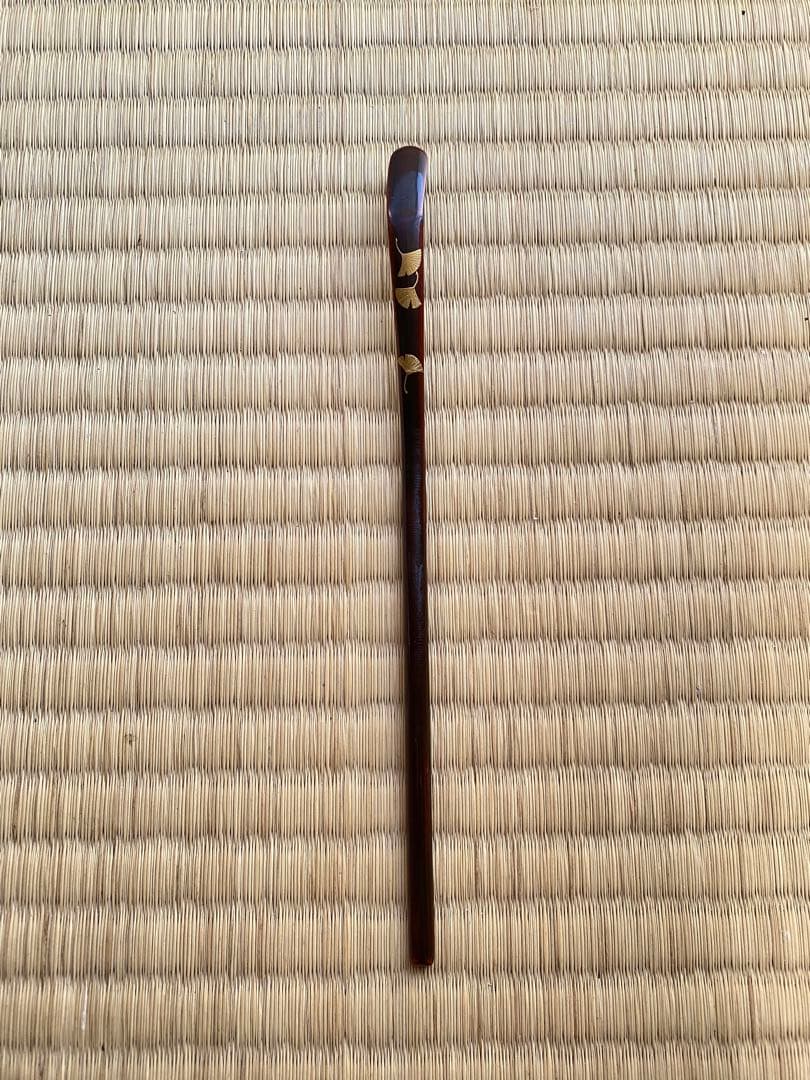 茶杓 大徹 輪島 共箱あり 金蒔絵 茶道具 漆芸