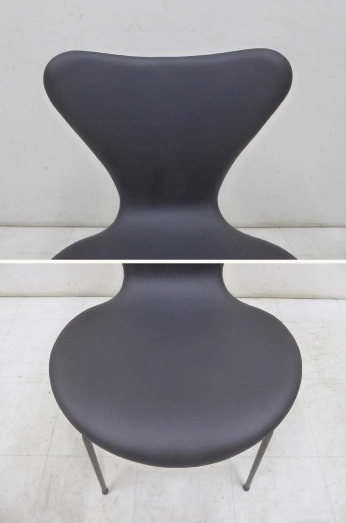 未使用 正規品 フリッツハンセン 2025年製 セブンチェア 本革ブラック-4