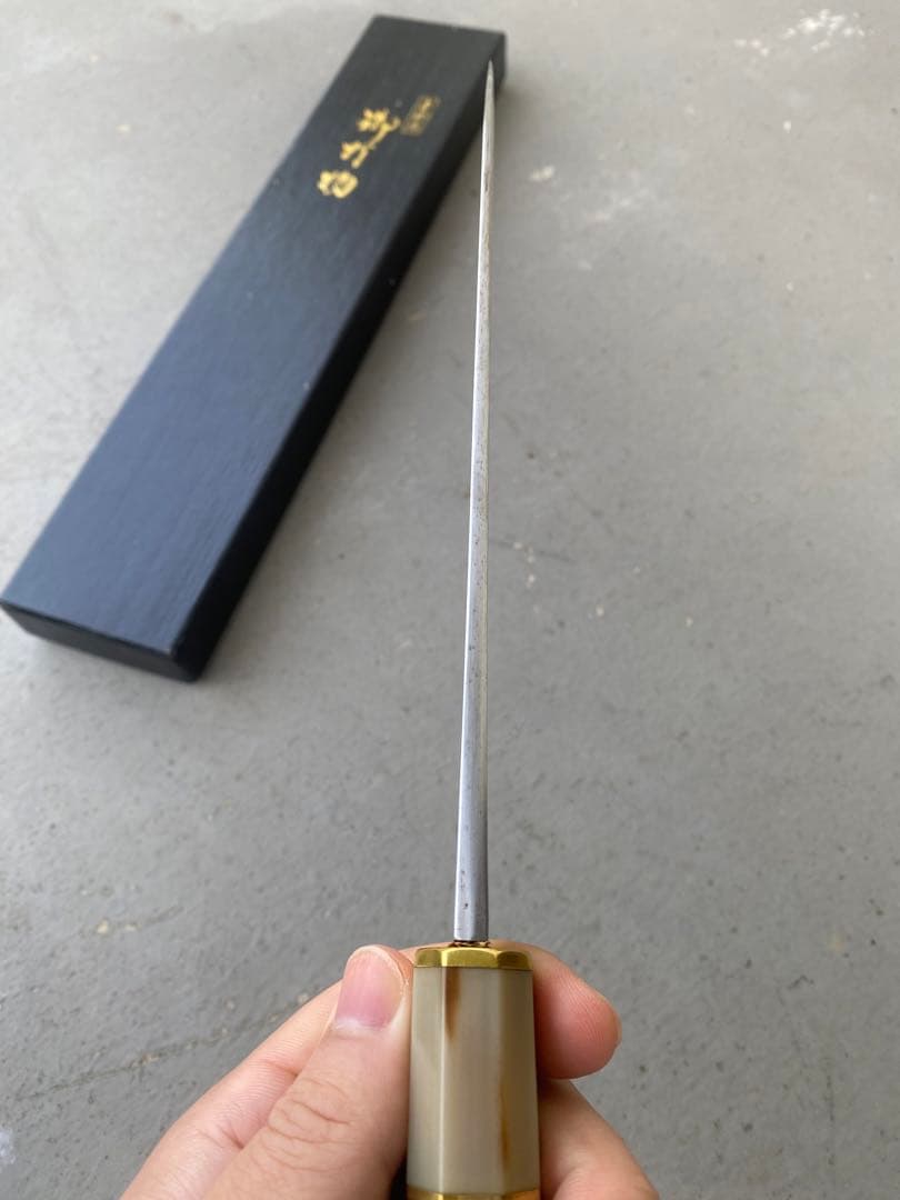 岩井 貴行 青ニ鋼 牛刀包丁 210mm