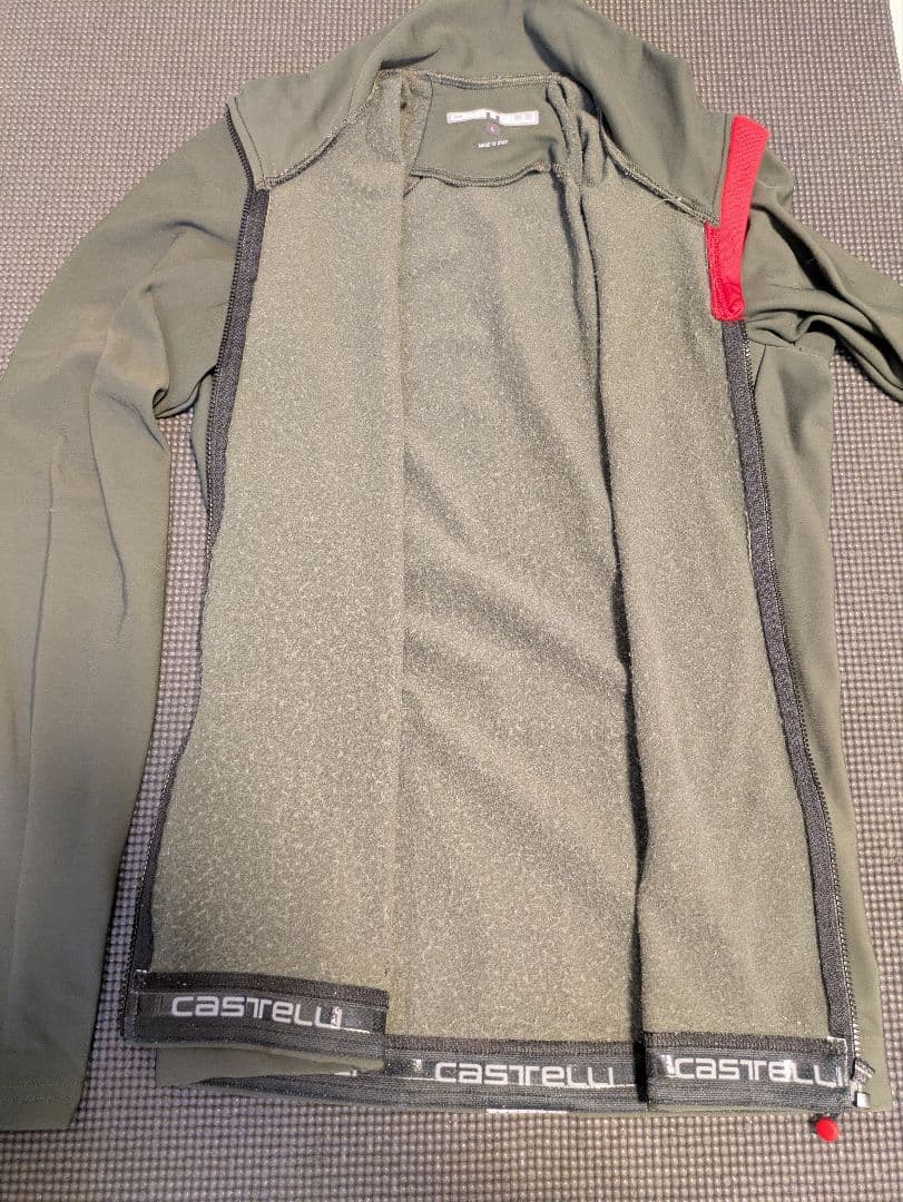castelli　TUTTO NANO RoS JERSEYサイズLカーキ
